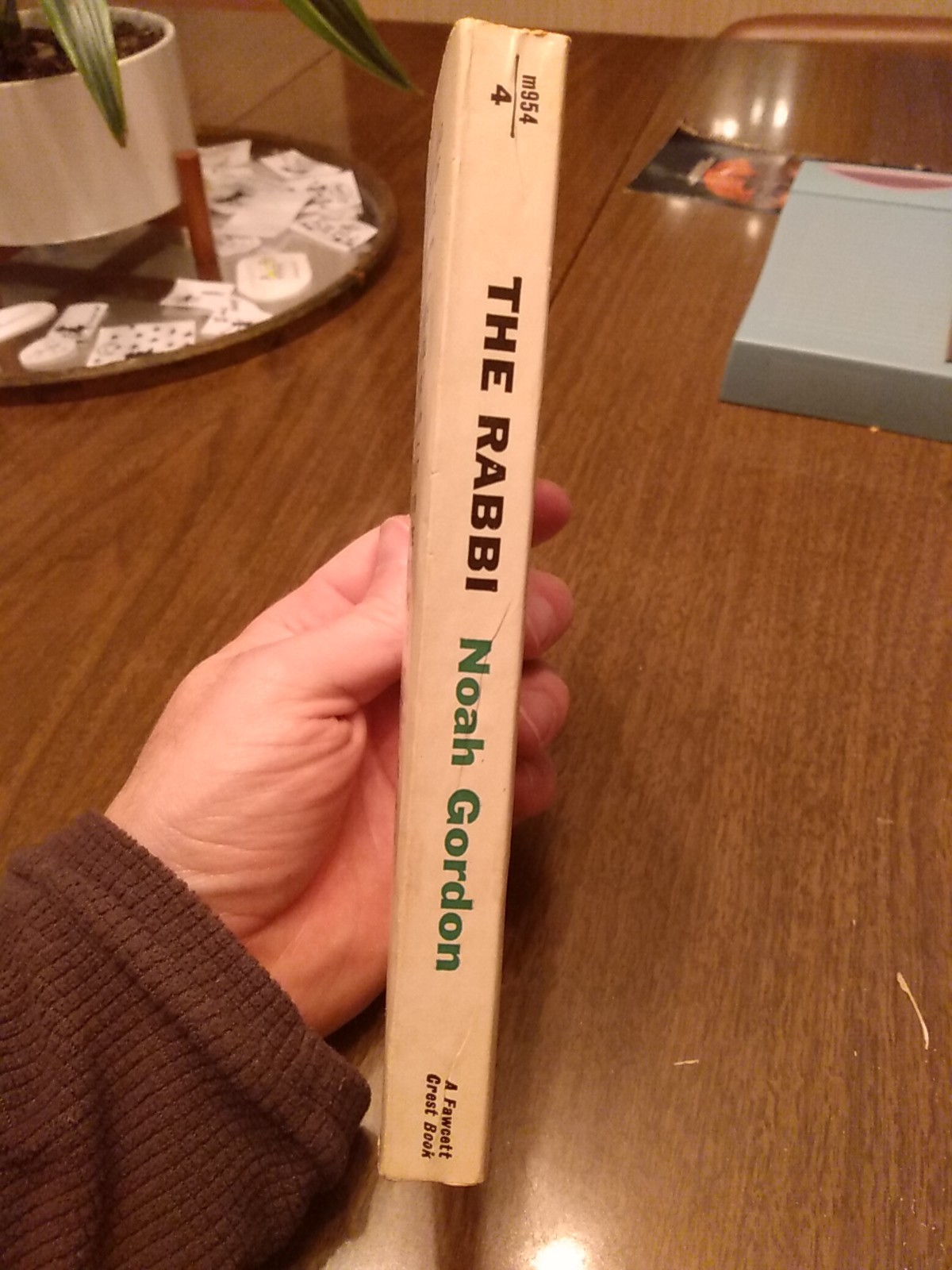 The Rabbi Noah Gordon 1968 Fawcett Crest Edition Fiction Fawcett