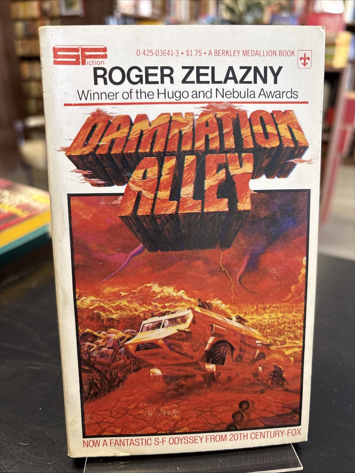 Damnation Alley by Roger Zelazny 1978 Berkley Medallion Paperback Movie Tie-in