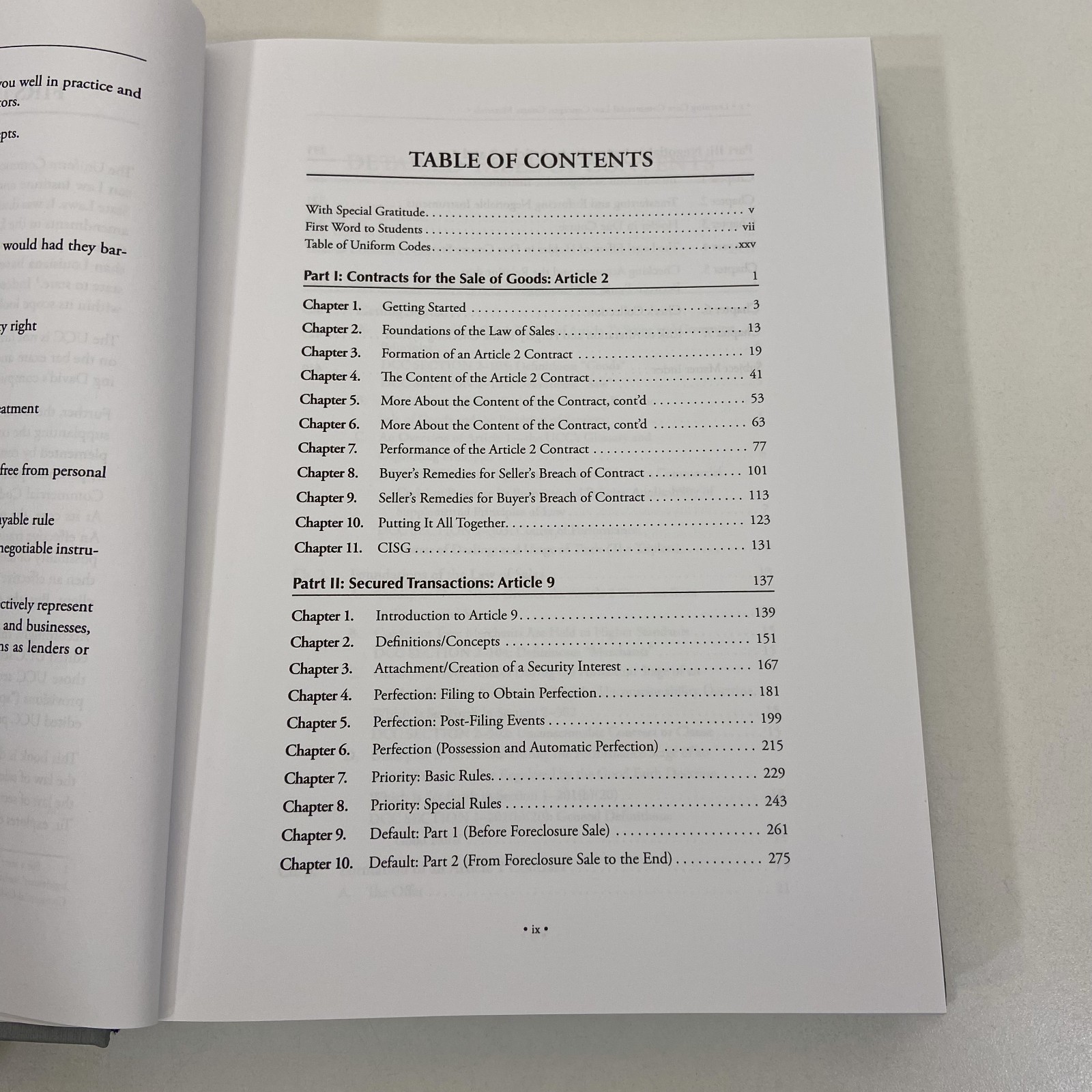 Learning Core Commercial Law Concepts Course Materials 2018 HC West Academic