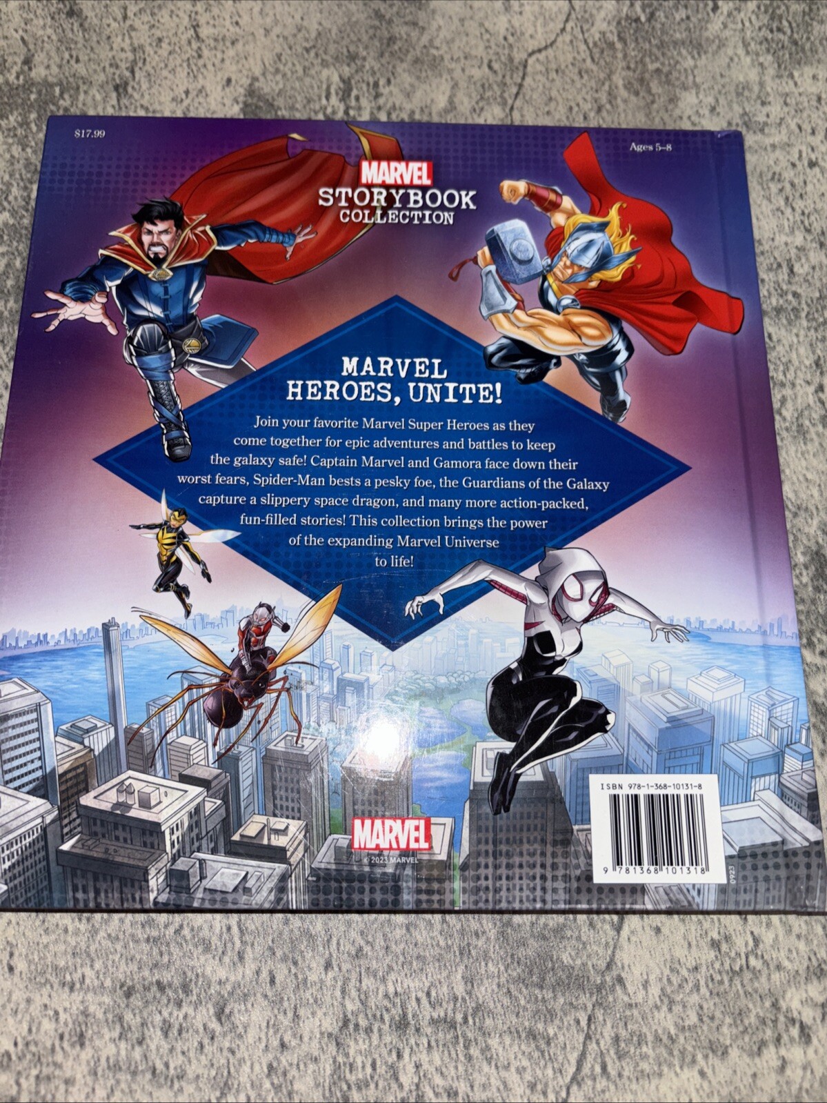 Marvel Storybook Collection 18 Animated Stories Marvel Super Heroes 300 Pages