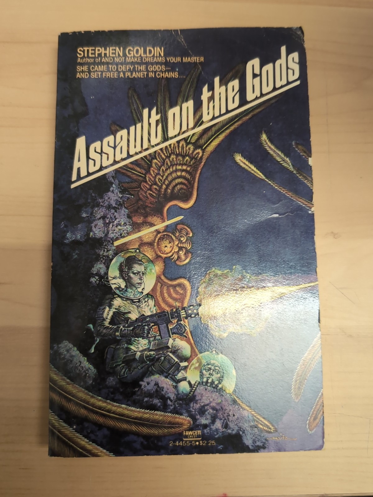 Assault on the Gods – Stephen Goldin – 1981 Fawcett Crest Books Paperback