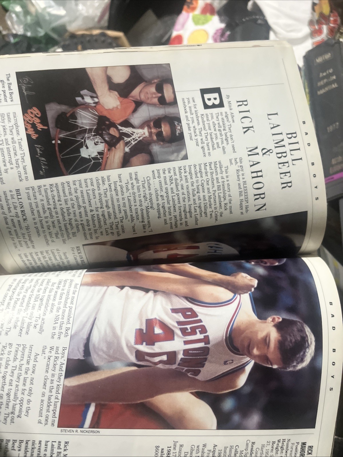 BAD BOYS By Detroit Free Press – Championship Magazine – Detroit Pistons