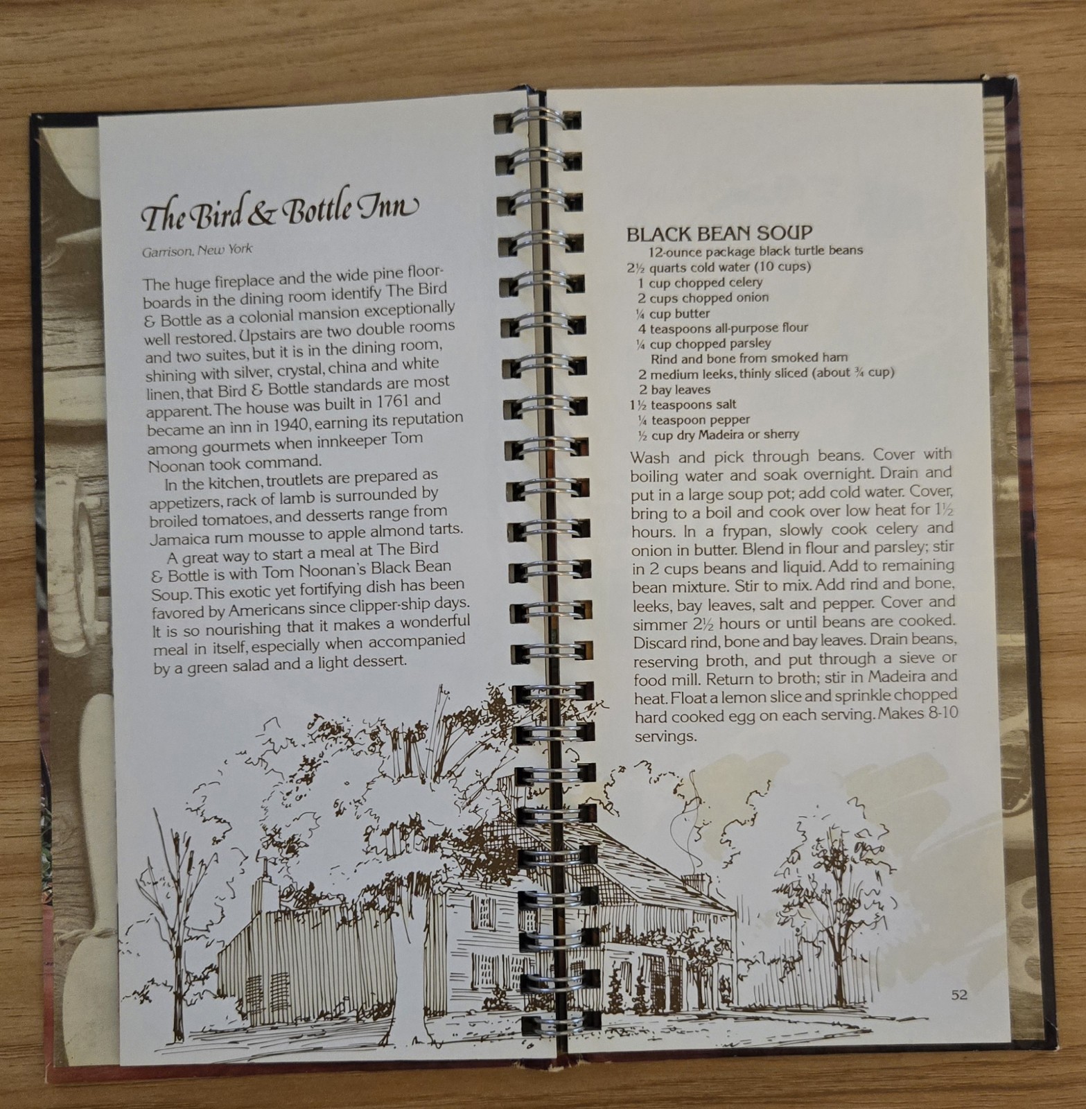 Benson & Hedges Cookbook 1981 Recipes From Great American Inns Spiral Hardcover