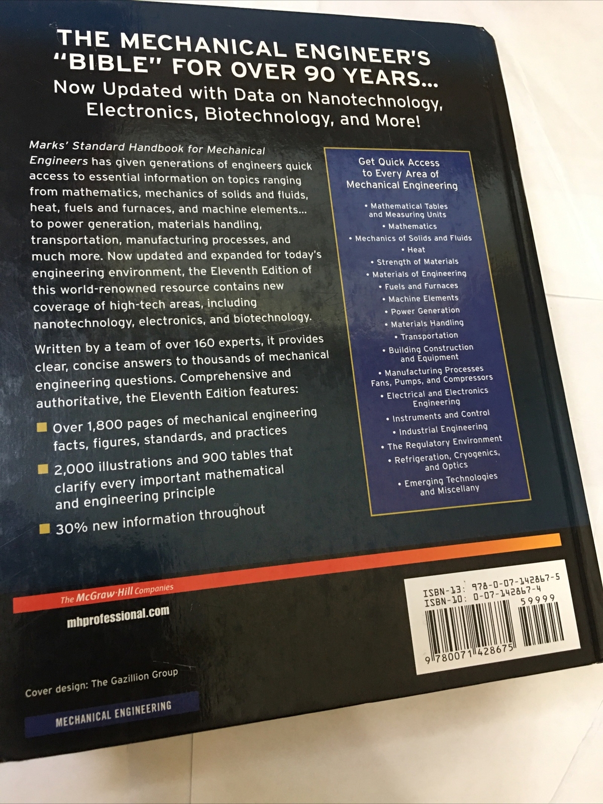 Marks’ Standard Handbook for Mechanical Engineers by Theodore Baumeister III,…