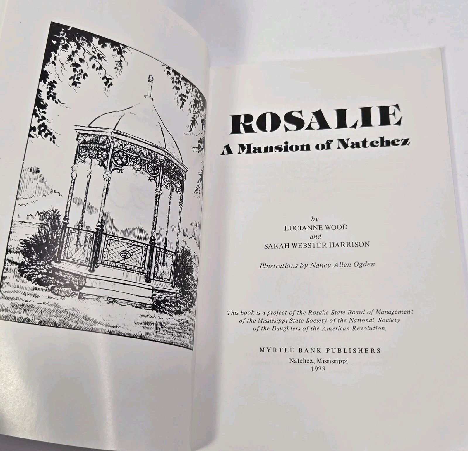 Rosalie Mansion Natchez Lucianne Wood Sarah Harrison Antebellum MS History DAR