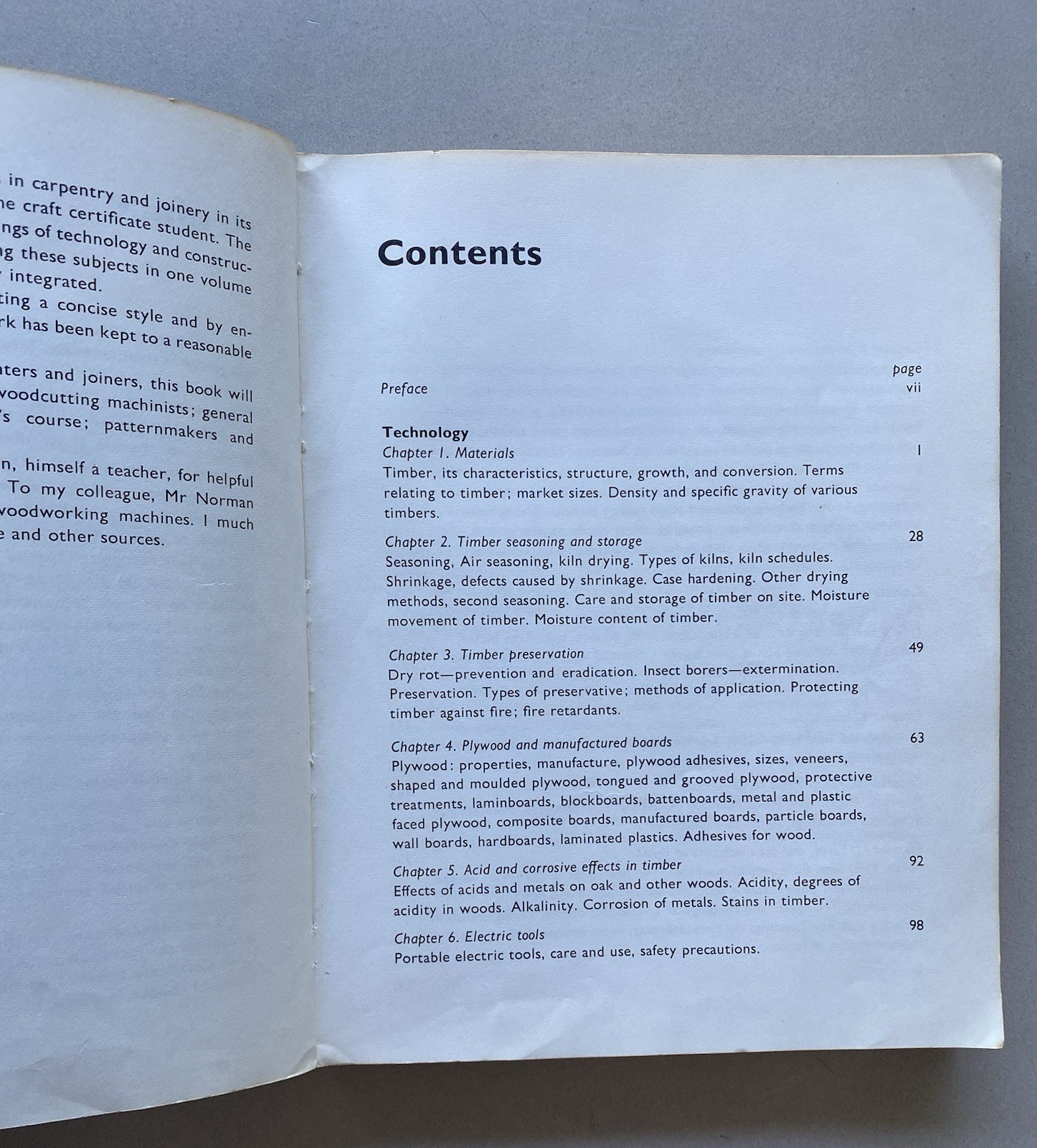 Craft Technology for Carpenters & Joiners by Frank Hilton (1969 Ex-Library PB)