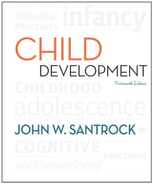 Child Development Hardcover John W. Santrock