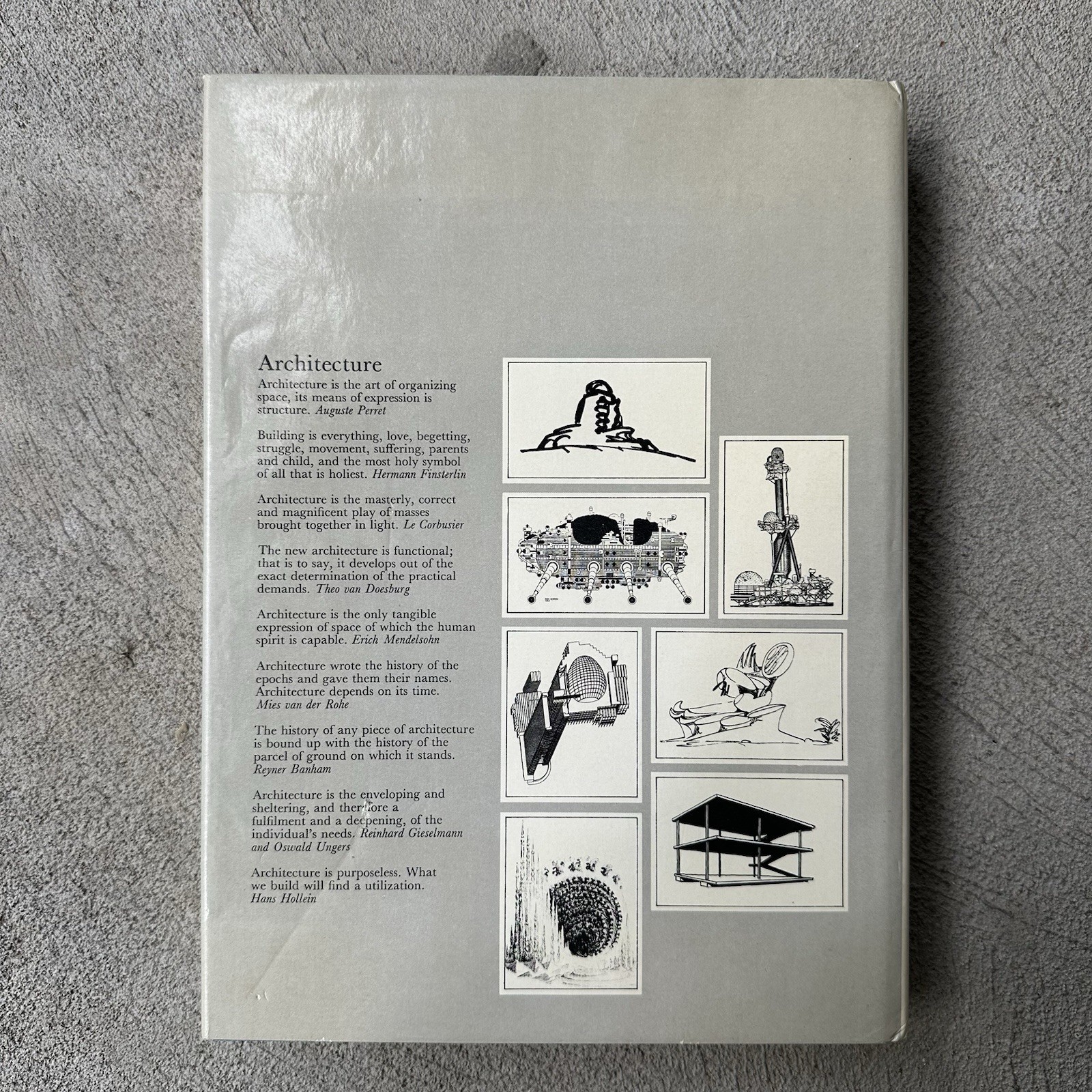 A Visual History of Twentieth Century Architecture by Dennis Sharp 1972 HC