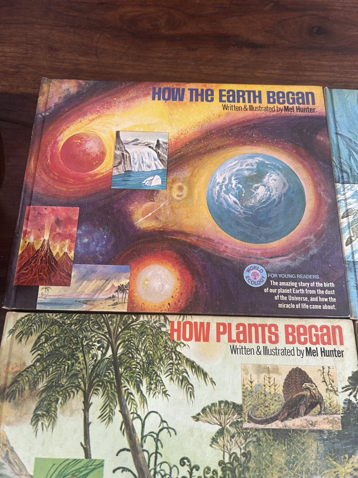 4 World Ecology for Young Readers Books Mel Hunter Fish, Plants, Mammals, Earth