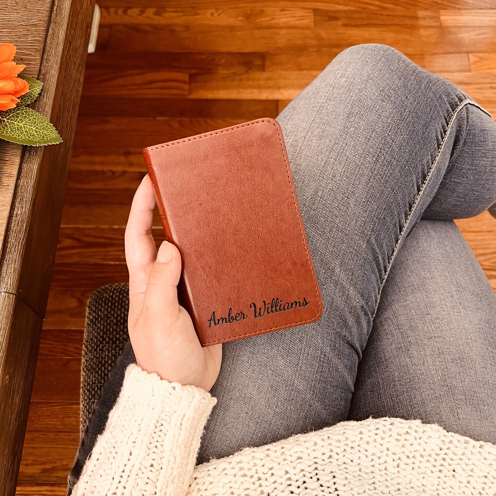 Personalized ESV Pocket Bible with Name Engraved, Small Bible, Custom Bible Name