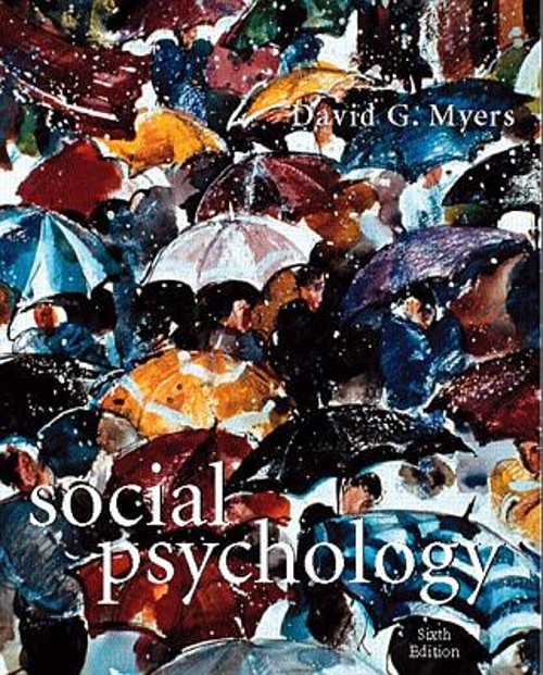 Social Psychology Hardcover David G. Myers