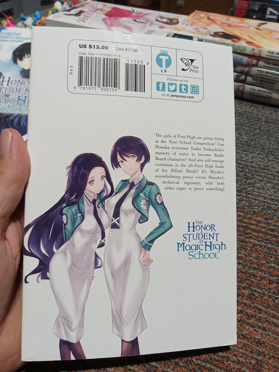 7x The Honor Student at Magic High School Eng. Manga Vols. 3, 4, 5, 7, 8, 9, 10