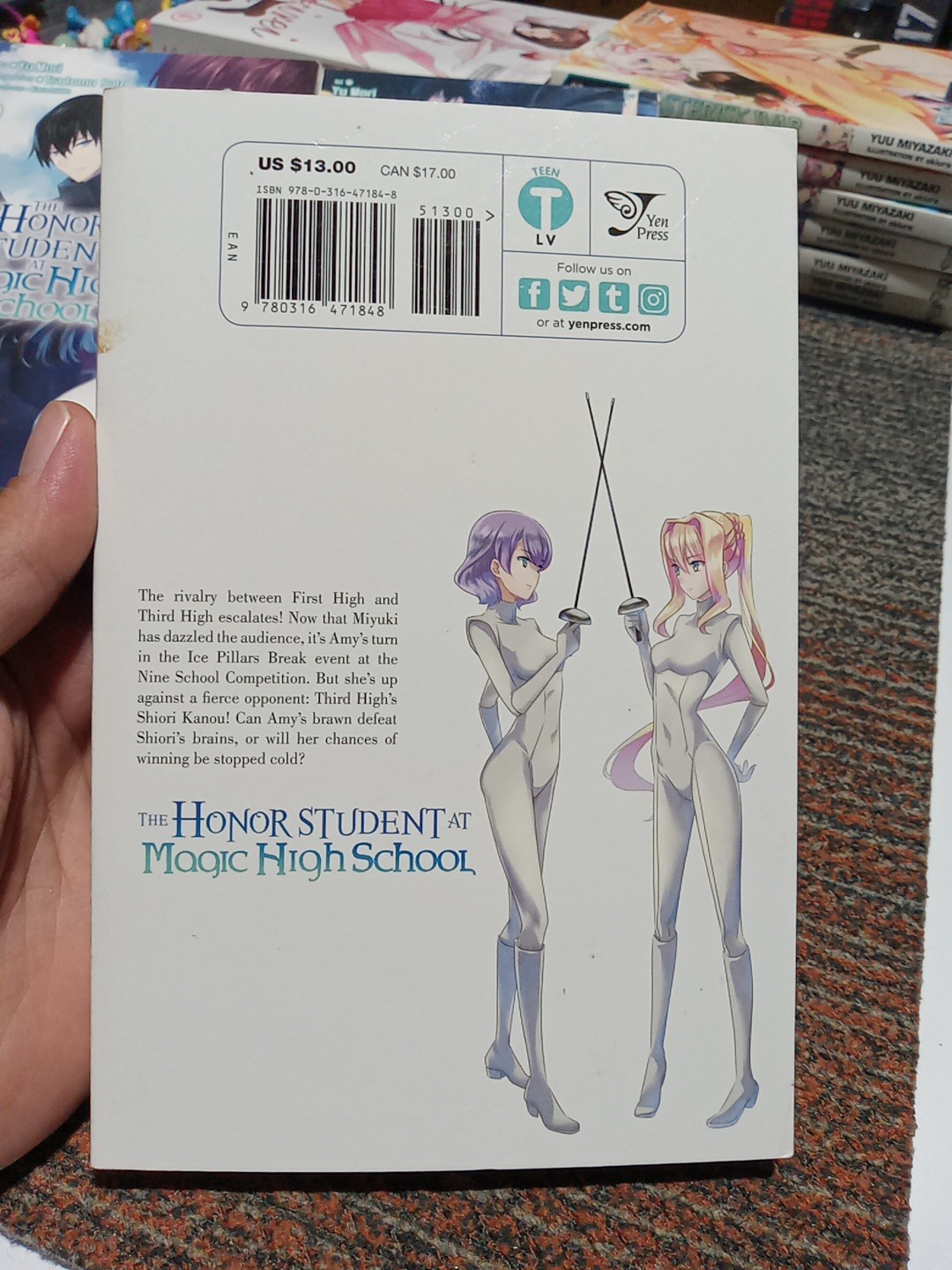 7x The Honor Student at Magic High School Eng. Manga Vols. 3, 4, 5, 7, 8, 9, 10