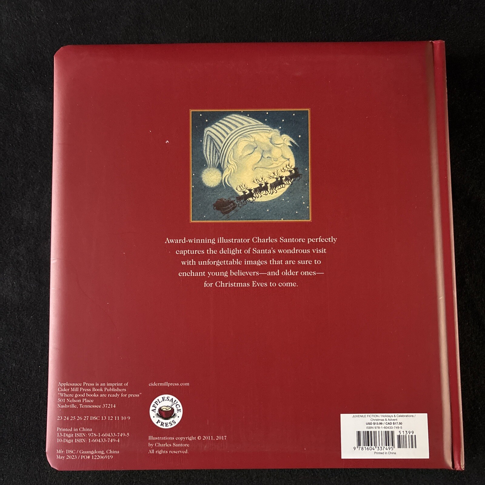 The Night Before Christmas Oversized Padded Board Book: The Classic Edition NEW