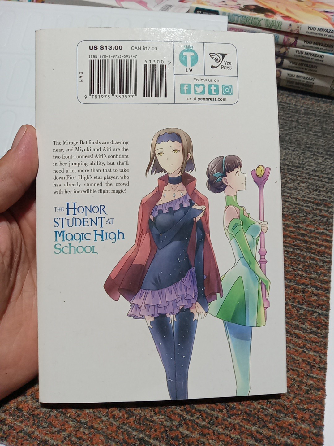7x The Honor Student at Magic High School Eng. Manga Vols. 3, 4, 5, 7, 8, 9, 10