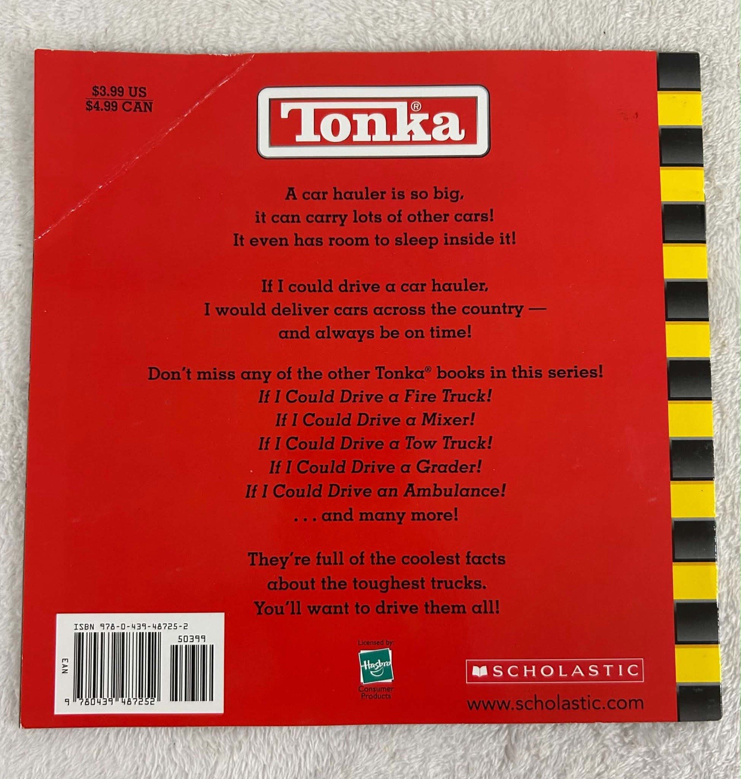 Scholastic Tonka Driving Force & If I Could Drive A…. Book Lot of 11