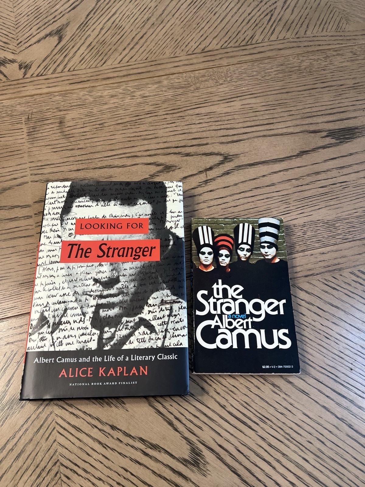 The Stranger, by Albert Camus Vintage PB + Looking, Alice Kaplan —Lot of 2 Books