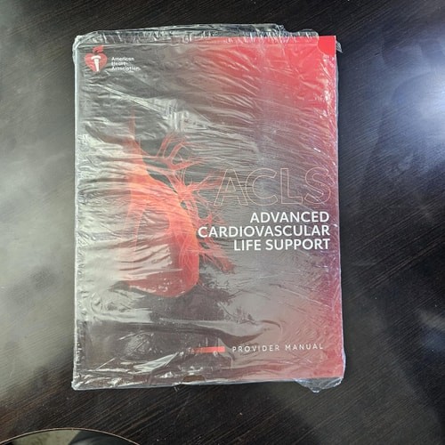SSN.ACLS PROVIDER MANUAL-W/REFERENCE CA, AHA, Very Good Book