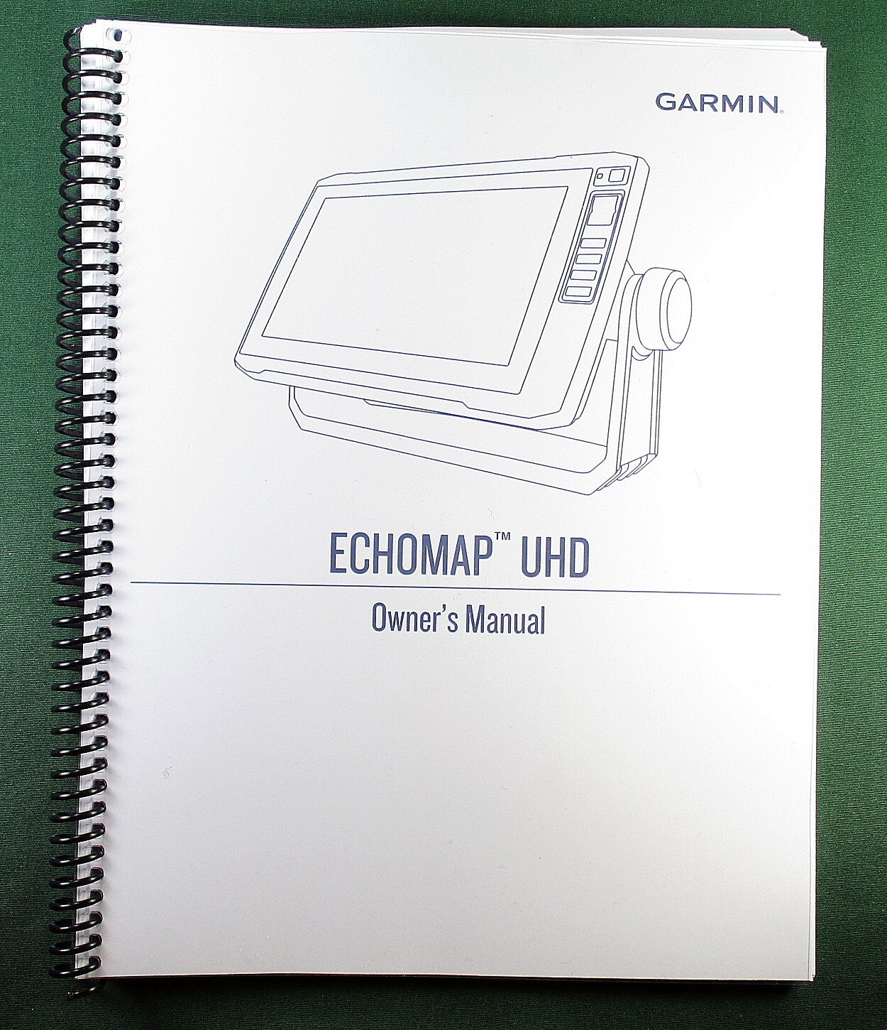 Garmin Echomap UHD 62CV Instruction Manual: Full Color 132 Pages & Clear Covers