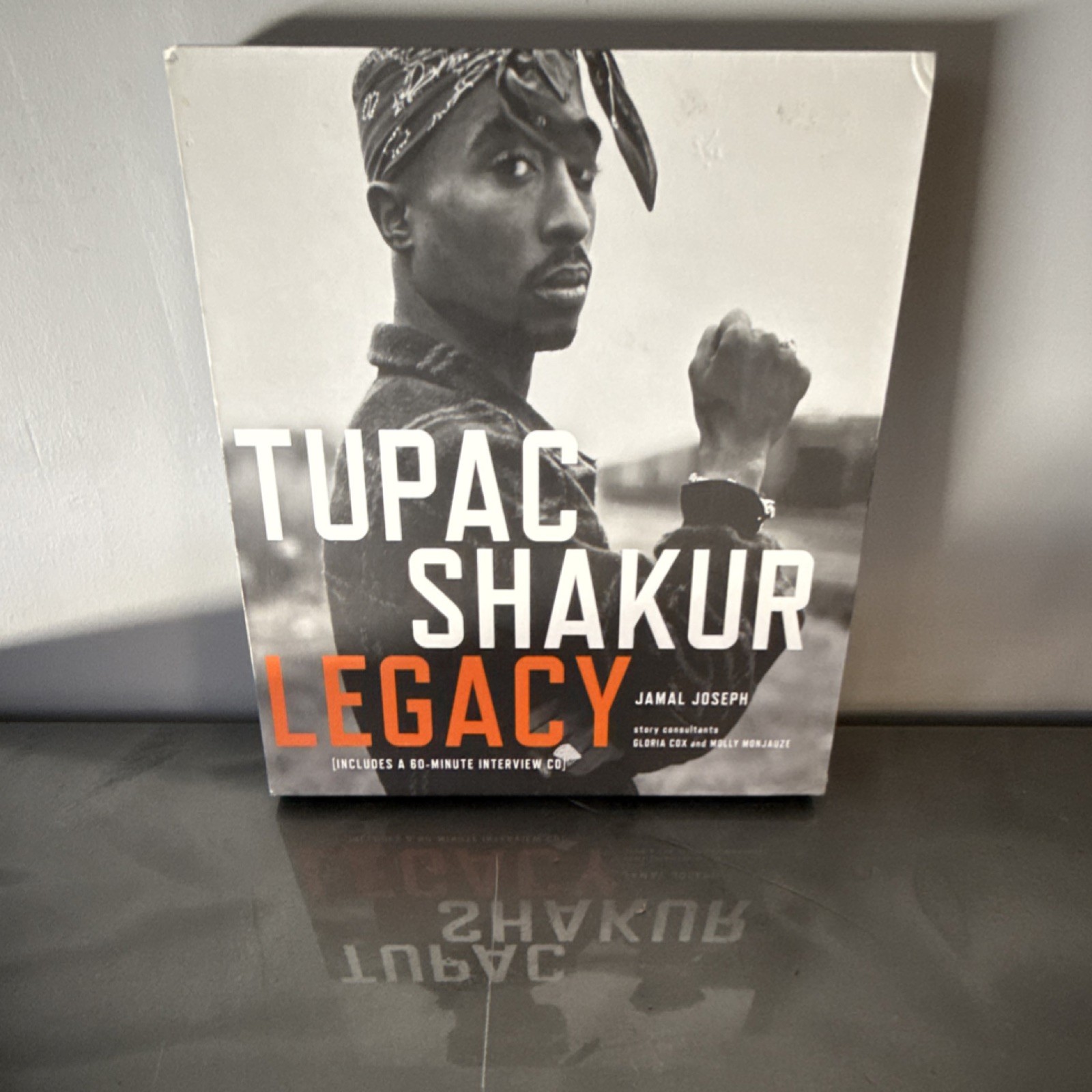 Tupac Shakur Legacy Hardcover Jamal Joseph Book Includes CD Biography