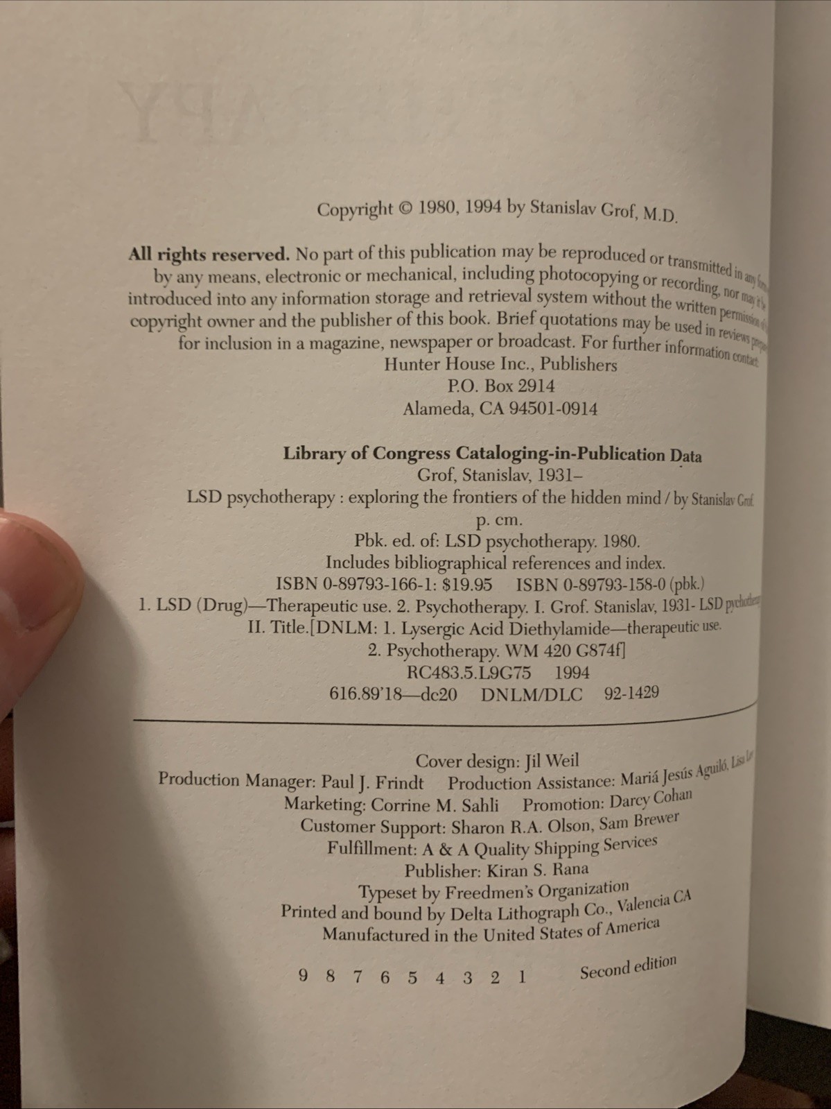 LSD PSYCHOTHERAPY By Stanislav Grof