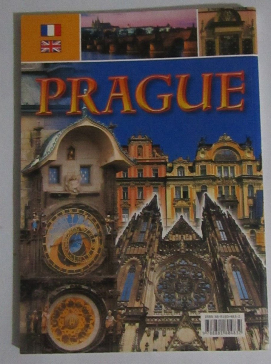 PRAGUE CZECH REPUBLIC PAPERBACK BOOK 63 PGS 2012 9.5 X 5.5 INCHES