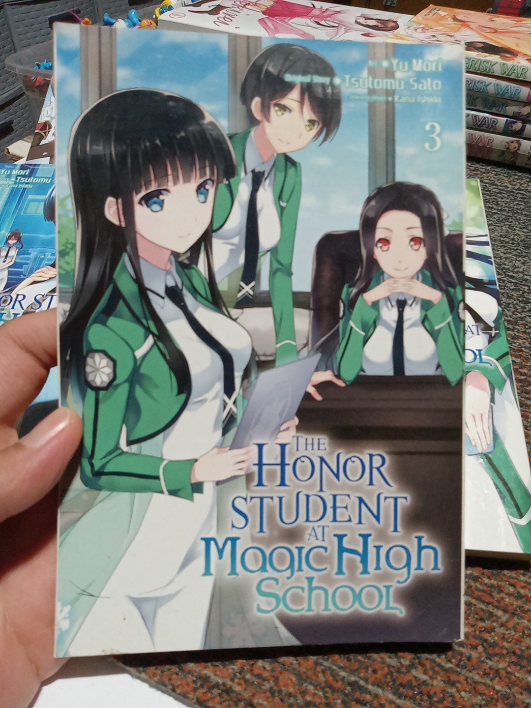 7x The Honor Student at Magic High School Eng. Manga Vols. 3, 4, 5, 7, 8, 9, 10