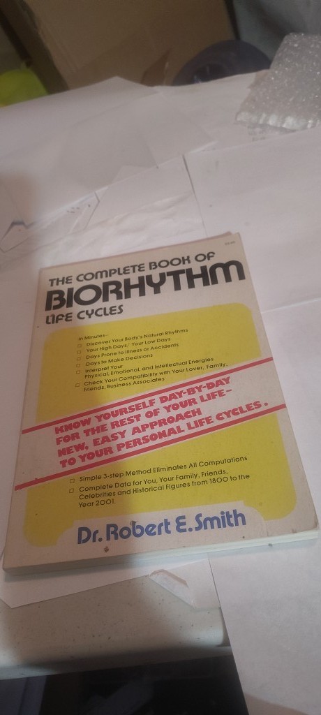 The complete book of biorhythm life cycles book 1976 aardvark publishing