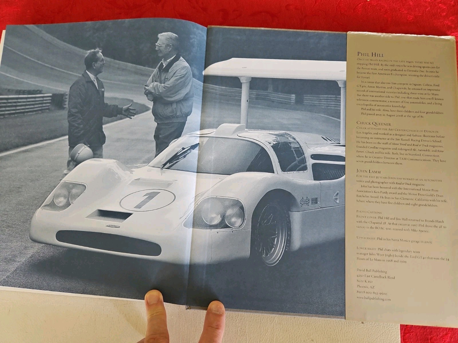 Phil Hill: A Driving Life by Phil Hill Racing Photographer John Lamm .2010