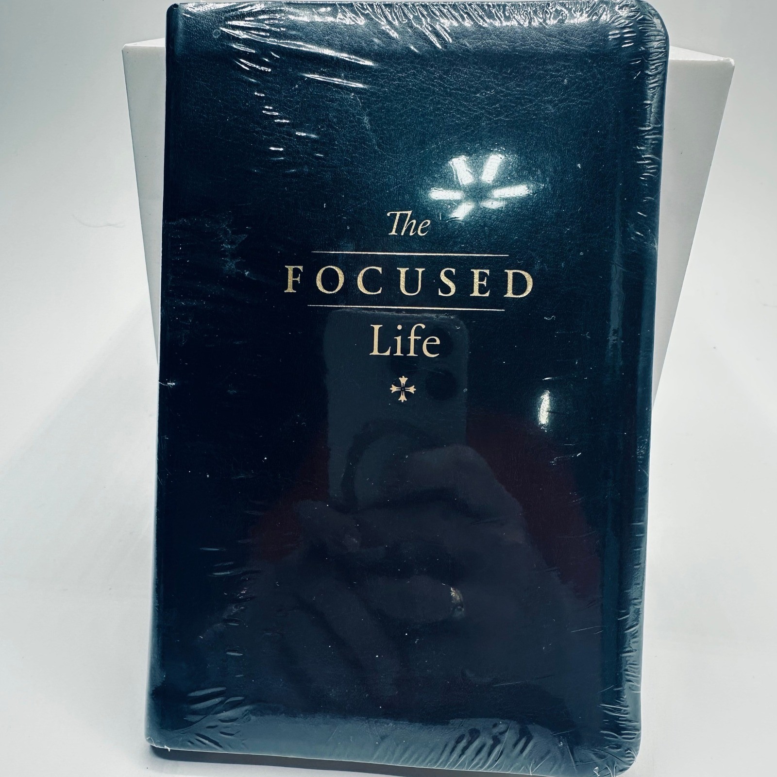 The Focused Life David Jeremiah Sealed Journal Black Faux Leather Gold Edges
