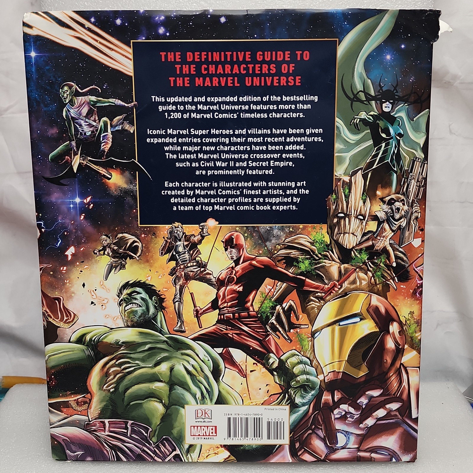 Marvel Encyclopedia, New Edition -intro By STAN LEE,Hardcover, By DK – Like New