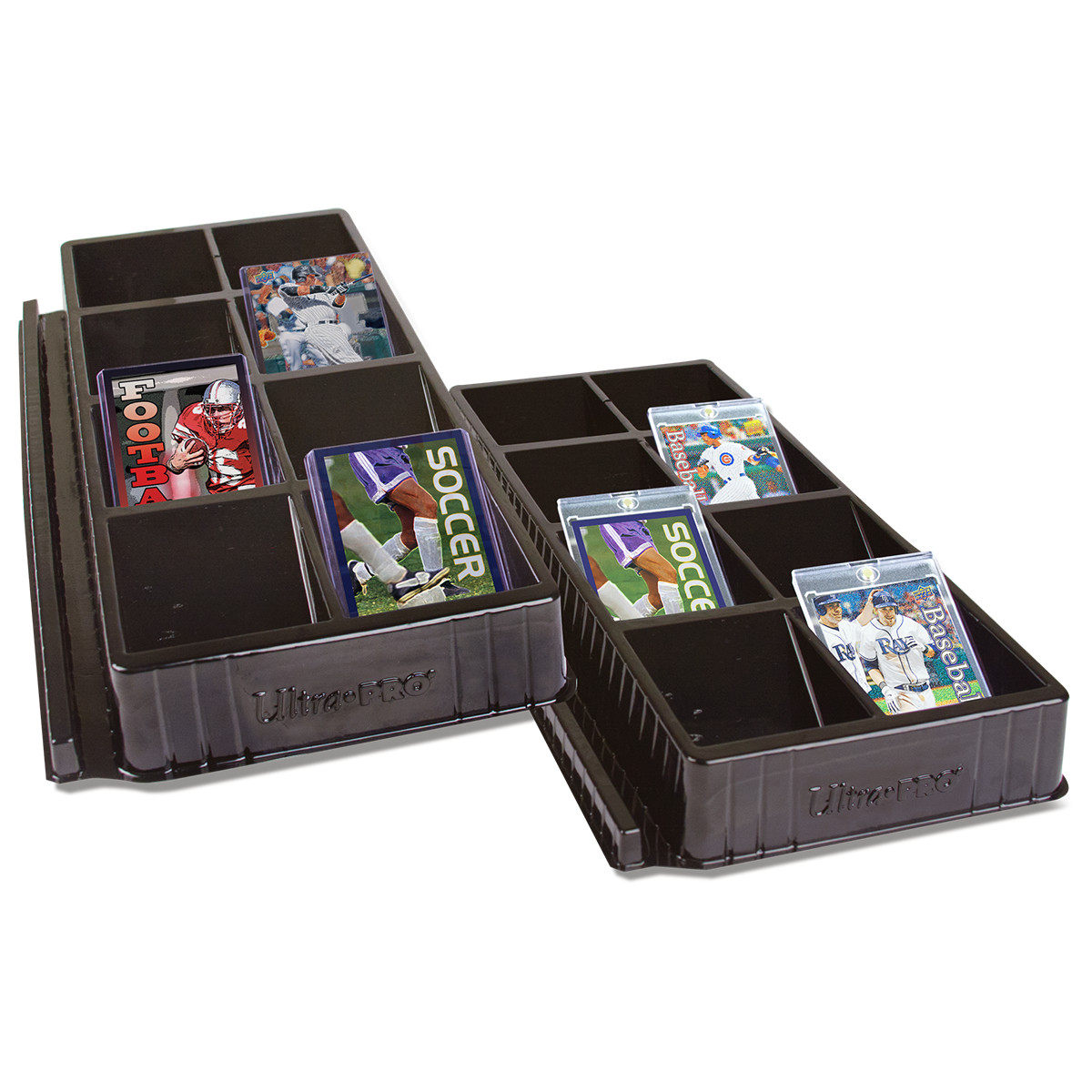 Card Sorting Tray Lightweight Card Storage Holder Organizer Vacuum Formed Tray