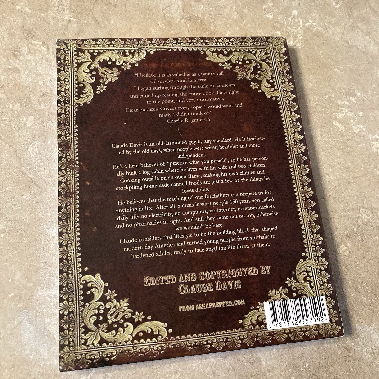 The Lost Ways Book By Claude Davis 4th Edition Survival Prepper Manual