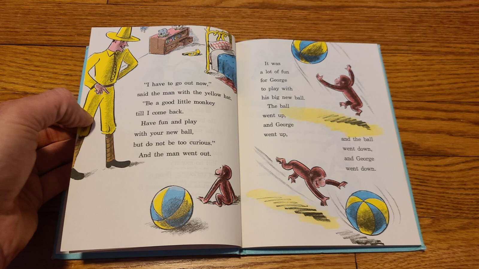 Curious George Flies a Kite Margret Rey H.A. Rey 18th Printing 1958 VERY GOOD+