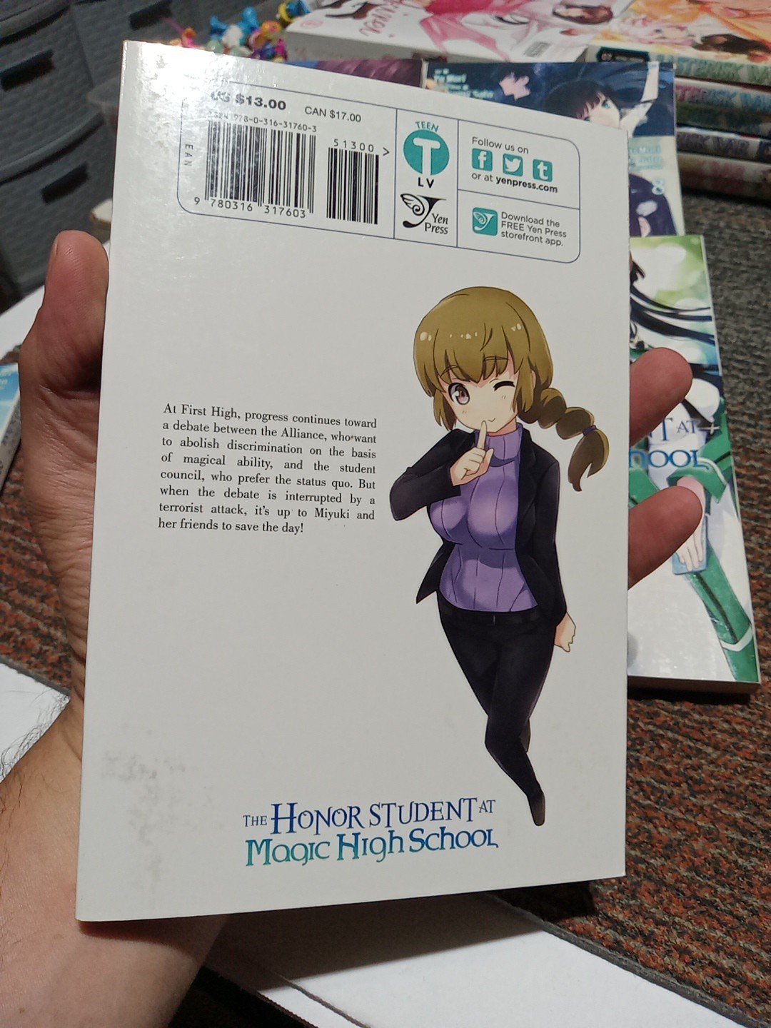 7x The Honor Student at Magic High School Eng. Manga Vols. 3, 4, 5, 7, 8, 9, 10