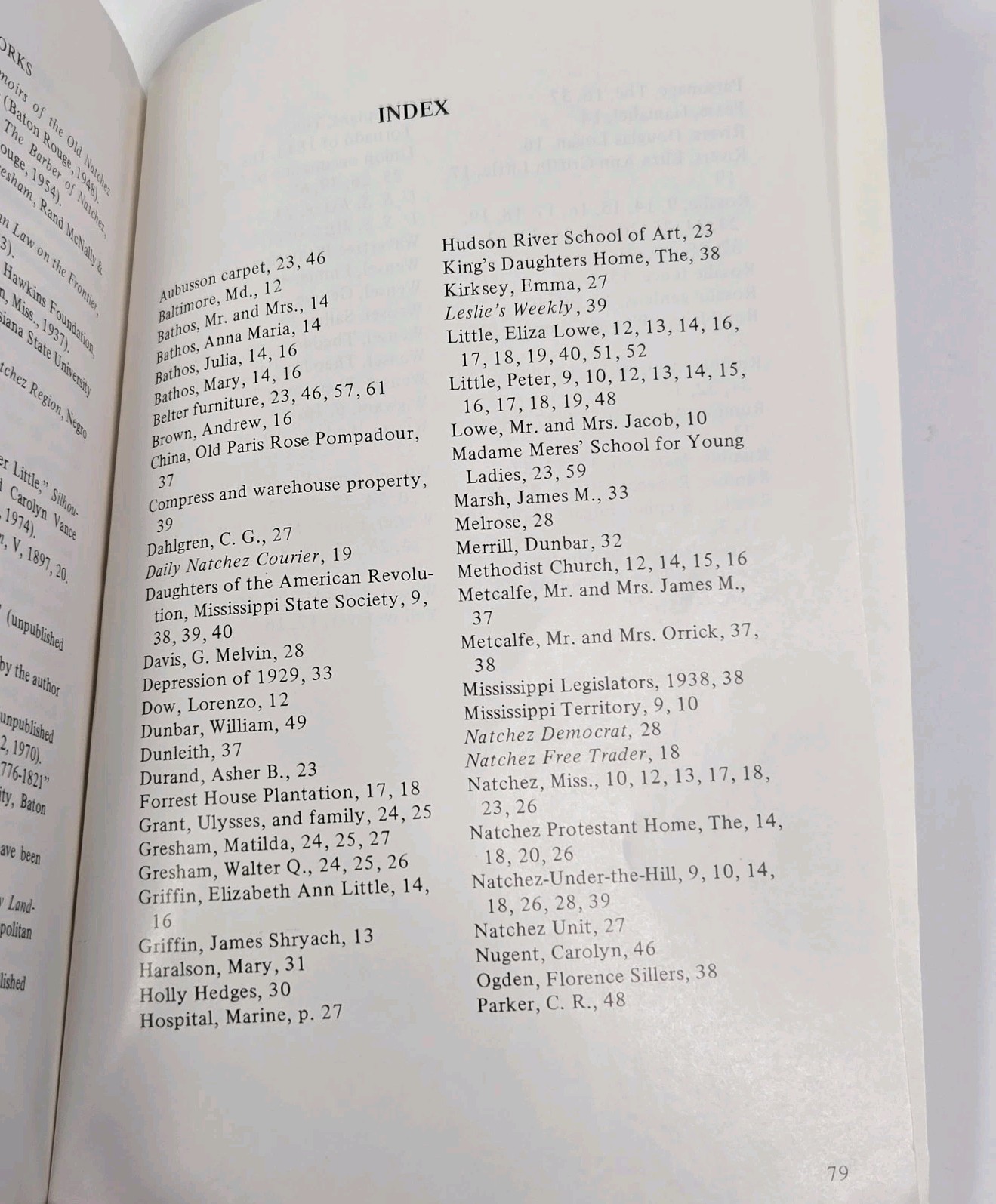 Rosalie Mansion Natchez Lucianne Wood Sarah Harrison Antebellum MS History DAR