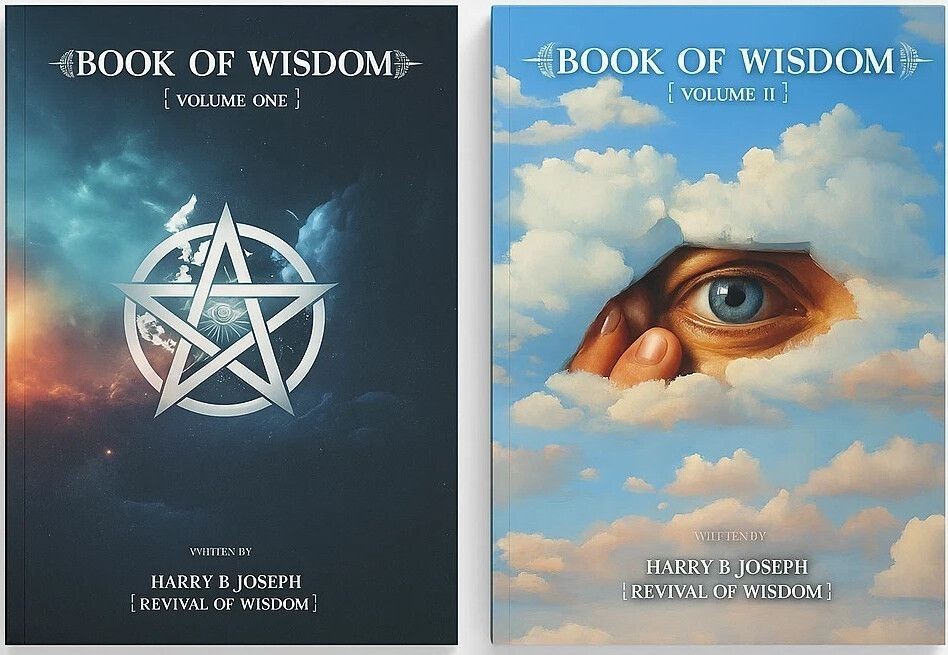 Book of Wisdom Volumes 1 & 2, Book of Symbolism by Harry B Joseph 3 Book Spiritu