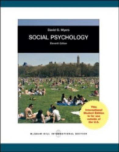 Social Psychology – 9789814599870, paperback, David G Myers