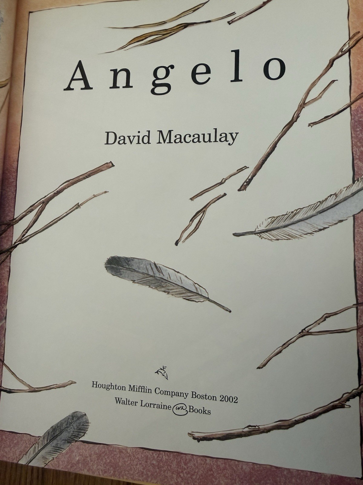 Angelo David Macaulay Hardcover SIGNED First Edition Printing 2002 Dust Jacket