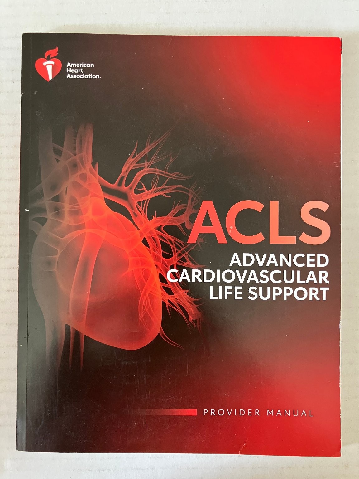 ACLS Advanced Cardiovascular Life Support Provider Manual 2020 AHA Paperback