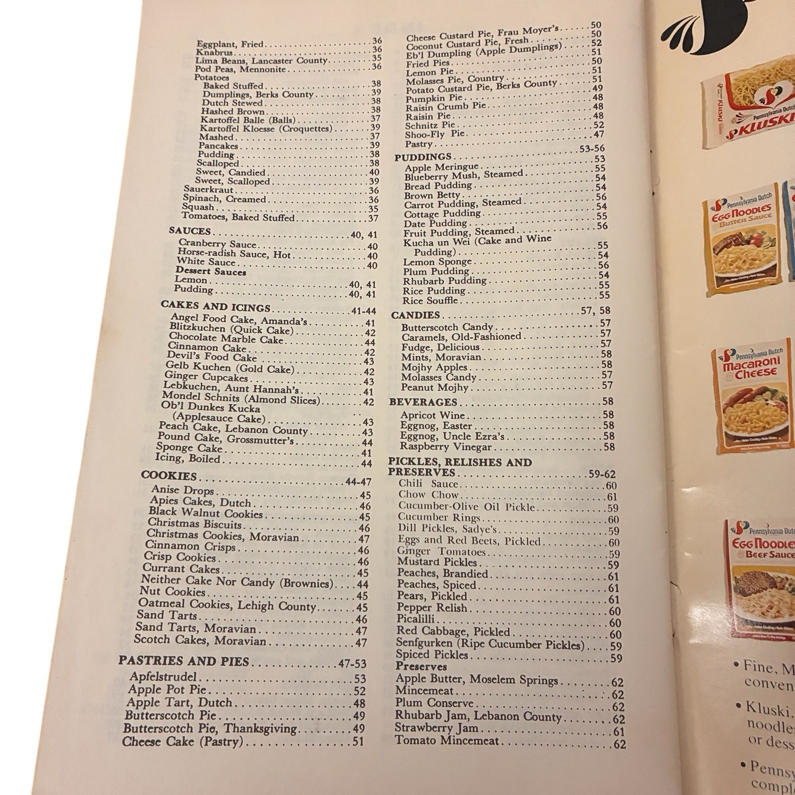 Pennsylvania Dutch Cookbook 62 Pages Schnitzel Kuchen Curing Meat Rivel Soup