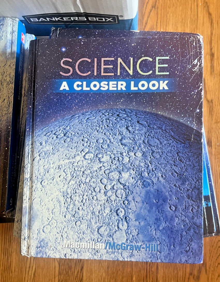 Grade 6 Science A Closer Look Textbook Student Ed Hardcover McGraw Hill GOOD