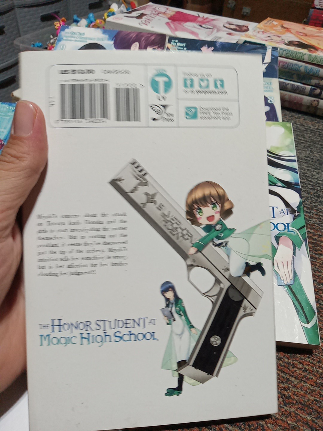 7x The Honor Student at Magic High School Eng. Manga Vols. 3, 4, 5, 7, 8, 9, 10