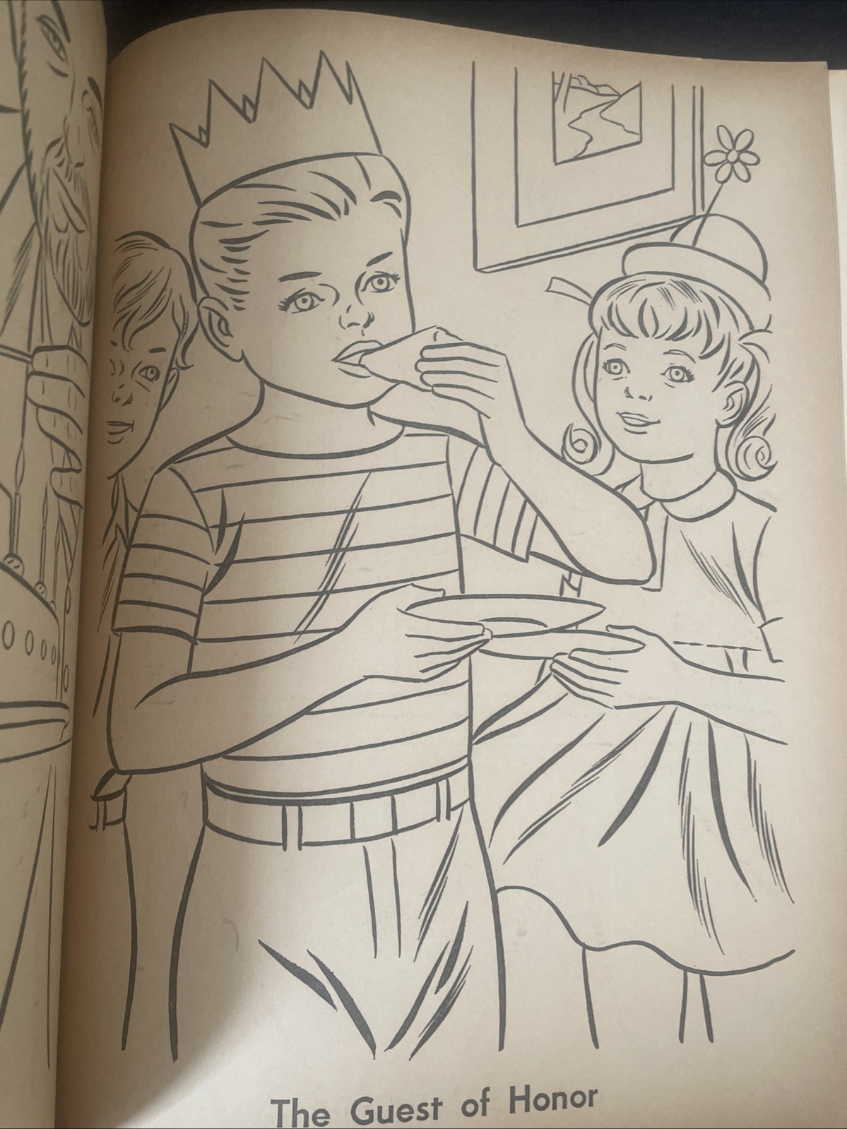 Vintage Whitman Family Affair Coloring Book 1968 18 Colored In Yellowed Pages