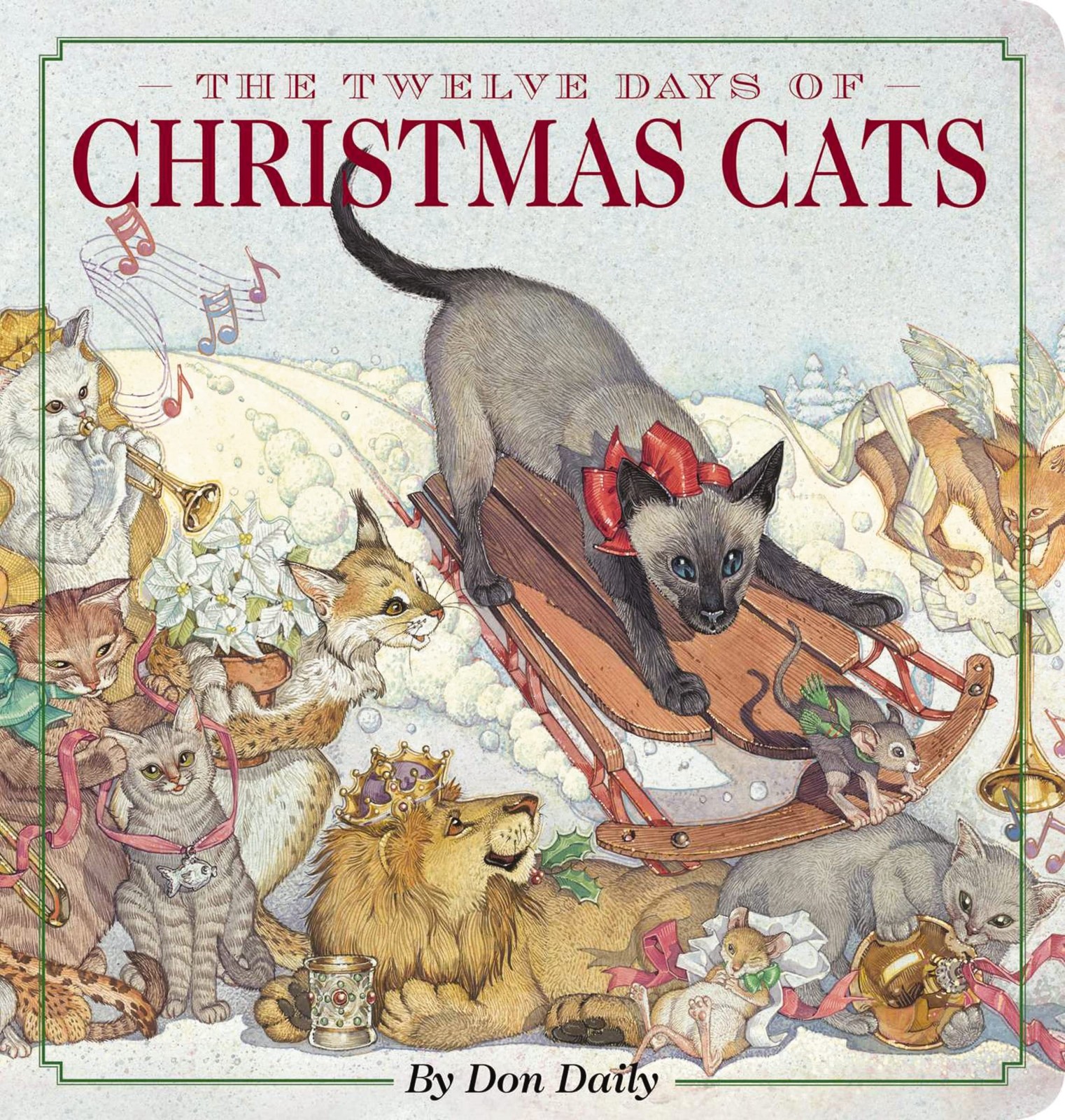 The Twelve Days of Christmas Cats Oversized Padded Board Book: The Classic E…