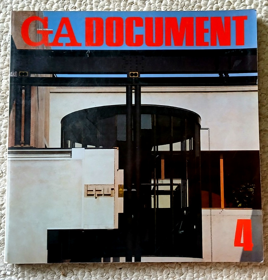 Lot of 4 GA, G A DOCUMENT, Global Architecture, Books # 1, 2, 3, 4 Eng / Japan