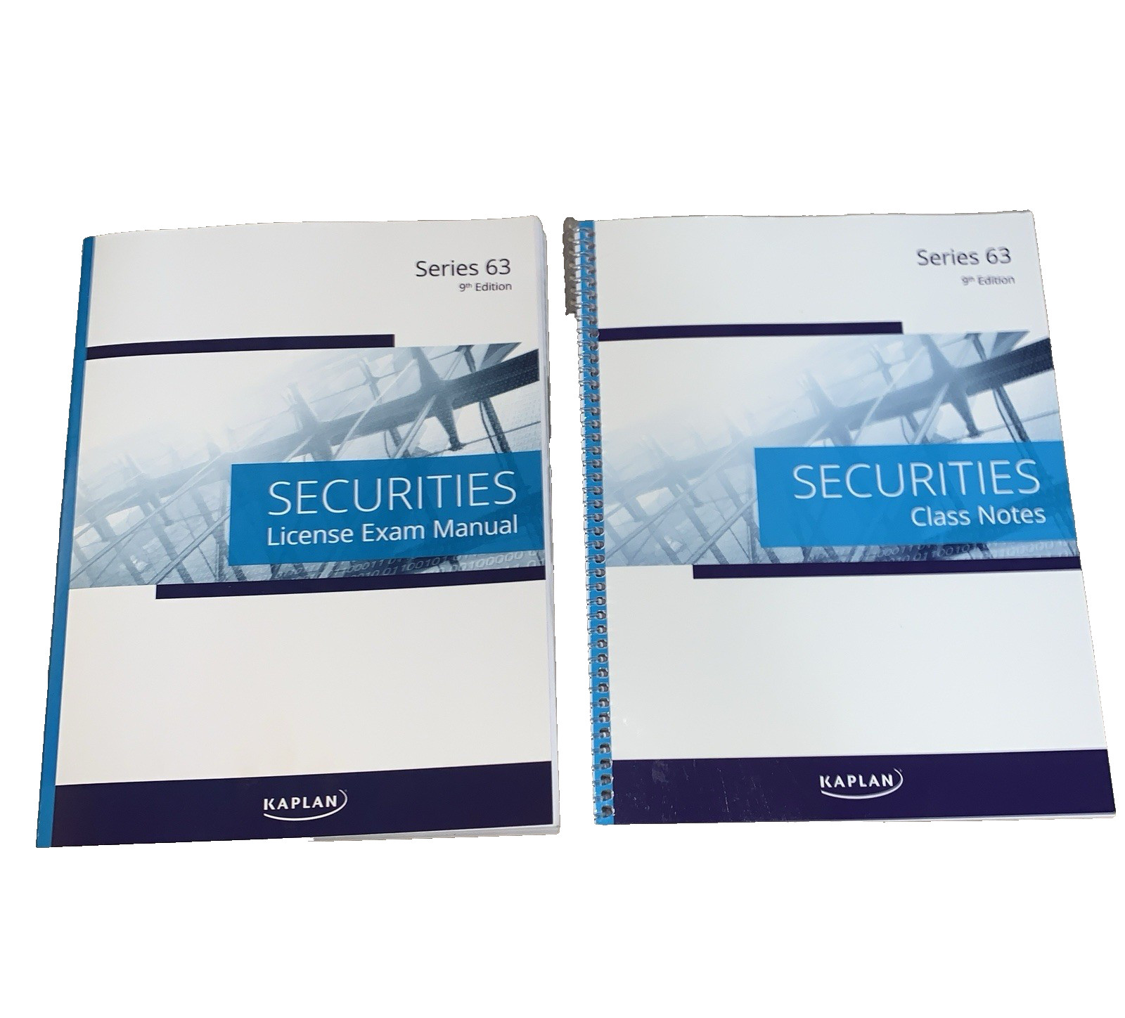 Updated 2025 Kaplan Series 63 Securities License Exam Manual Class Notes 9th Ed