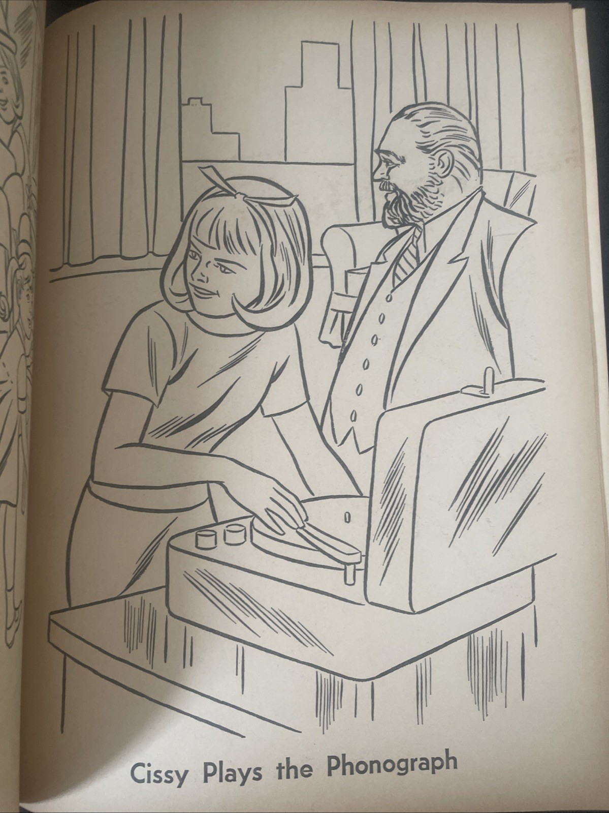 Vintage Whitman Family Affair Coloring Book 1968 18 Colored In Yellowed Pages