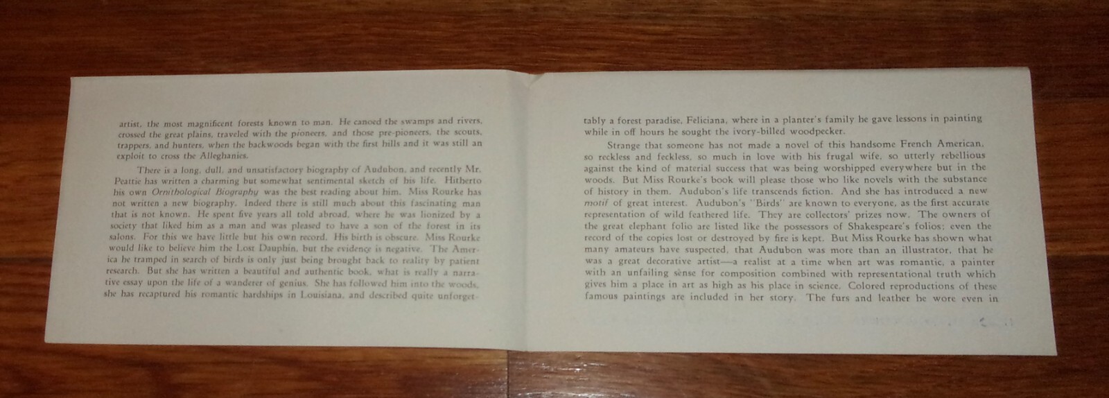 AUDUBON-1936 Biography-CONSTANCE ROURKE-12 Color Audubon Plates-Ex HC w/DJ oop!